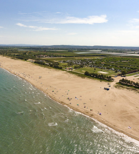 Amfora campsite - The campsite - Sandy beach with direct campsite access