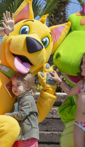 Amfora campsite - The campsite - Entertainment for the children with the mascots