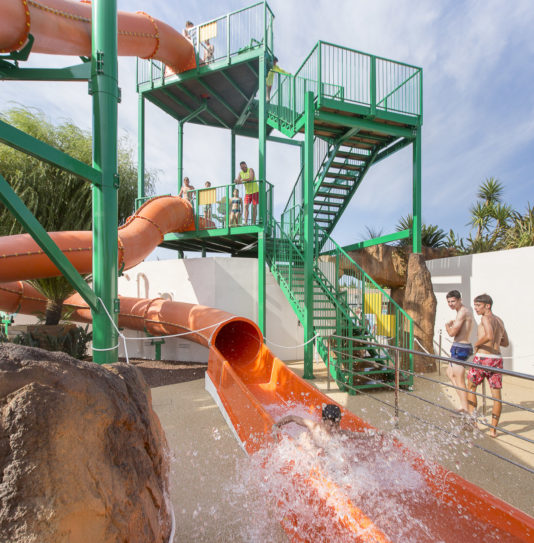 Campingplatz Amfora - Die Badelandschaft - Rutschen