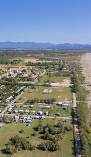 Amfora campsite - The beach - Pitch with a sea view