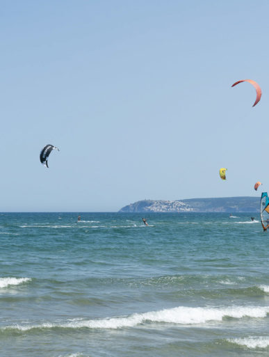 Camping Amfora - La plage - Stage de kitesurf et de windsurf