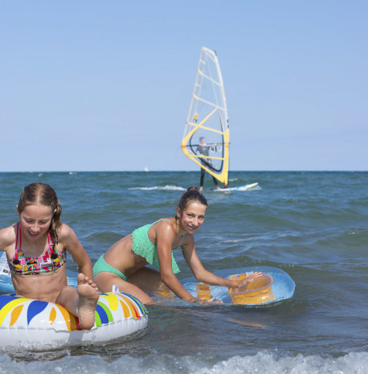 Camping Amfora - La plage - Baignade surveillée tout l\'été