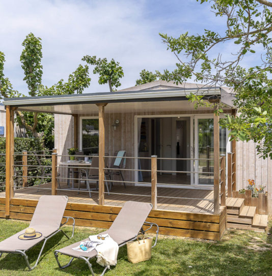 Camping Amfora - Hébergements - Location haut de gamme