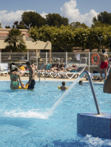 Campingplatz Amfora - Die Badelandschaft - Schwimmen unter Aufsicht