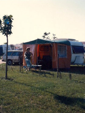 Càmping Amfora - Història del càmping - Parcel·la en els anys 1980