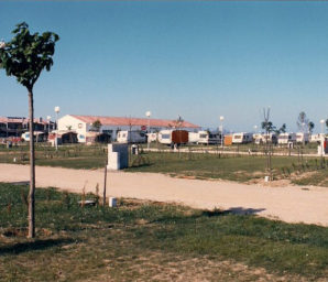Càmping Amfora - Història del càmping - Vista general del càmping en els anys 1980