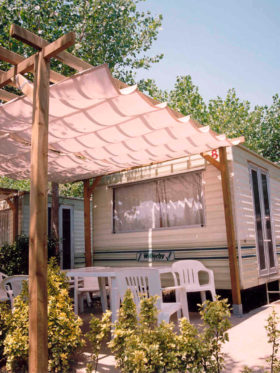 Càmping Amfora - Història del càmping - Parcel·la dels mòbil home en els anys 1990