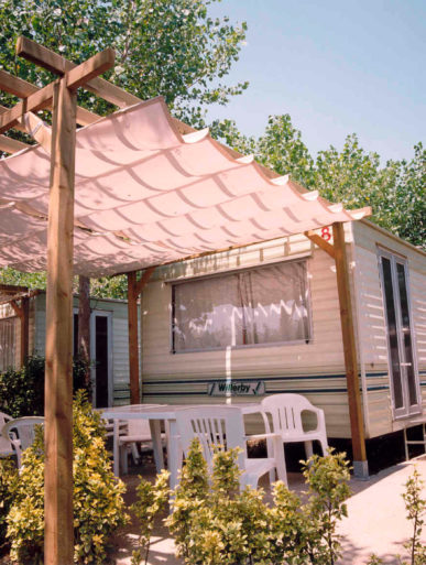 Càmping Amfora - Història del càmping - Parcel·la dels mòbil home en els anys 1990