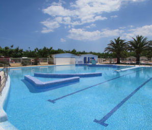 Càmping Amfora - Història del càmping - Vista de la piscina de l\'espai aquàtic en els anys 2010